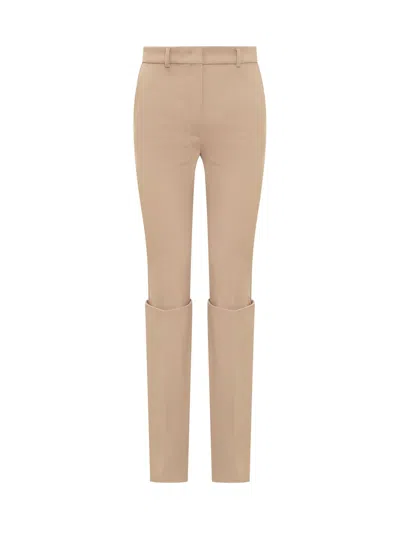 Sportmax Chic Tiered Trousers - Size S In Neutral