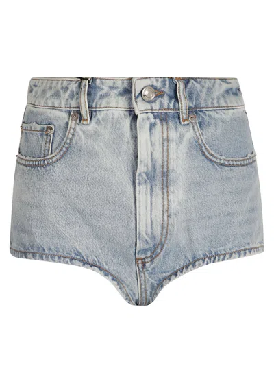 Sportmax Chicca Jeans Shorts In Midnight Blue