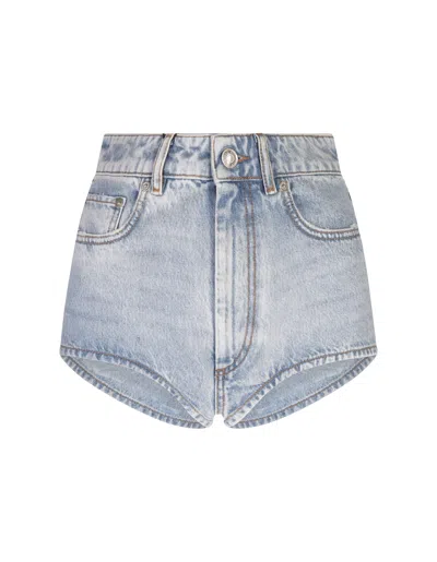 Sportmax Chicca Micro Shorts In Blue