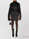 Sportmax Chunky Knit Cropped Sweater With Braided Trim