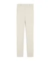 Sportmax Crepe Plain Slim Trousers In Gray