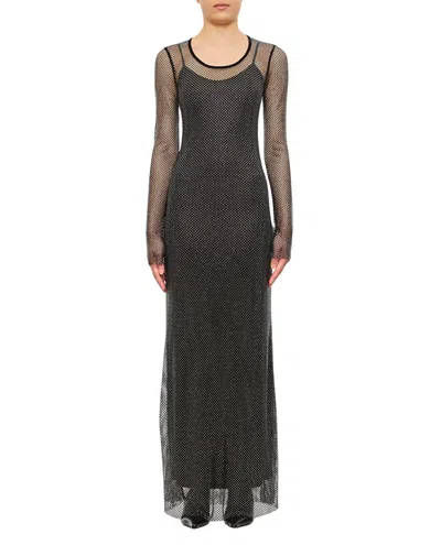 SPORTMAX SPORTMAX CINESE CRYSTAL LONG DRESS