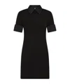 Sportmax Cipro Straight Hem Mini Shirt Dress In Black