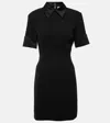 Sportmax Cipro Straight Hem Mini Shirt Dress In Black