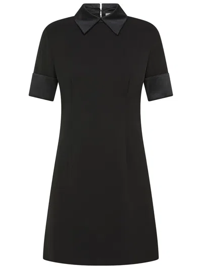 Sportmax Cipro Short Dress In Viscose In Black