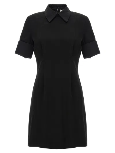 Sportmax Woman Mini Dress Black Size 10 Viscose In Brown