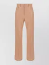 Sportmax Classic Chino Pant With Five Pockets In Metallic