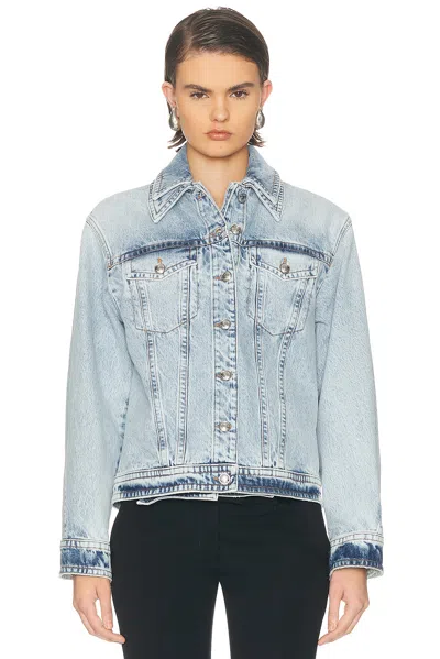 Sportmax Cloro Denim Jacket In Blue