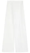 Sportmax Leisure Trousers With Low Waist And Wide Legs In White