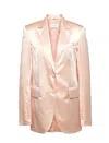 Sportmax Volante Single-breasted Jacket In Pink