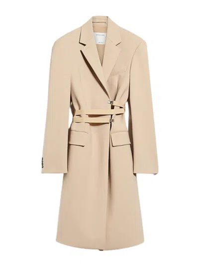 Sportmax Coat In Beige