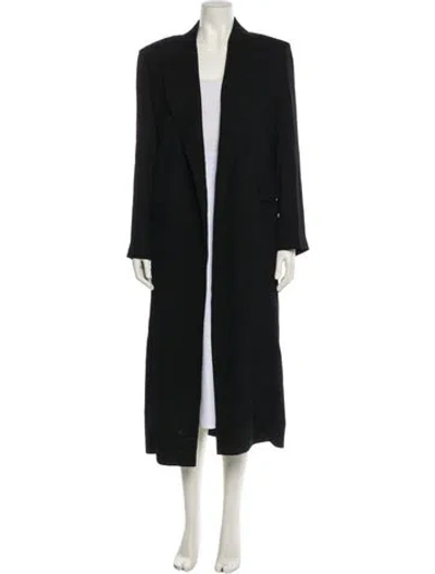 Pre-owned Sportmax Coat In Black