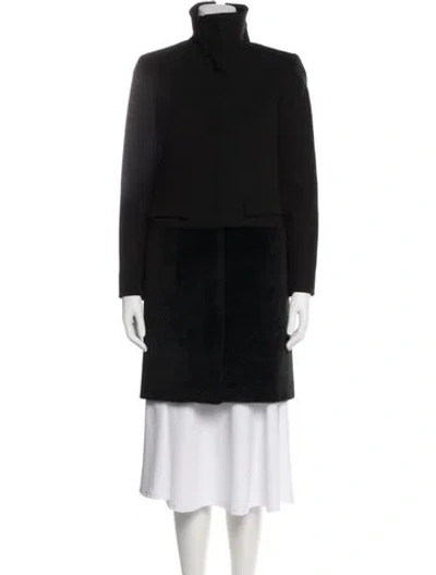 Pre-owned Sportmax Coat In Black