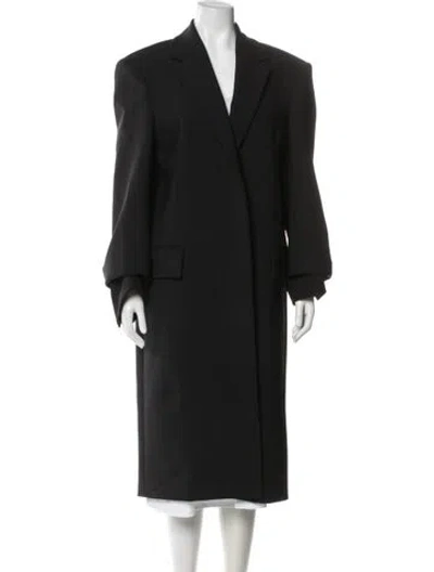 Pre-owned Sportmax Coat In Black
