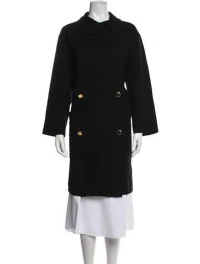 Pre-owned Sportmax Coat In Black