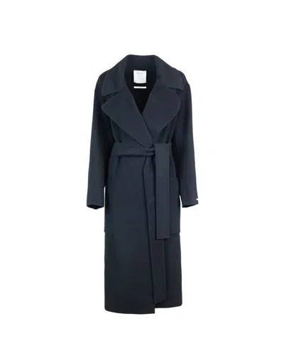 Sportmax Polka - Dressing Gown Coat In Black