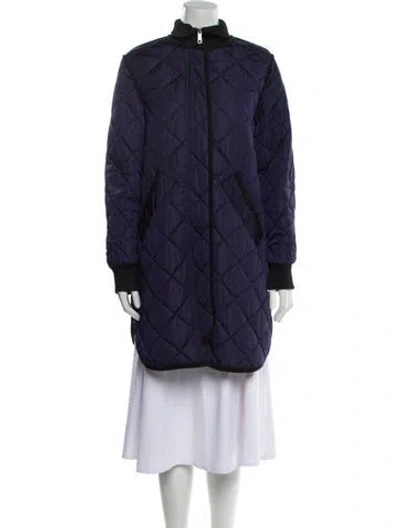 Pre-owned Sportmax Coat In Blue