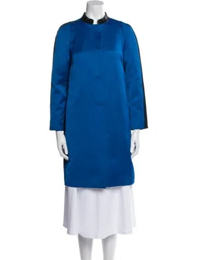 Pre-owned Sportmax Coat In Blue