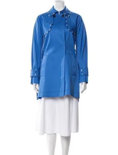 Pre-owned Sportmax Coat In Blue