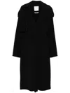 Sportmax Belted Double-breasted Coat Raglan Sleeves