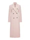 Sportmax Comune Tailored Coat In Pink