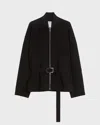 Sportmax Long-sleeved Jacket In Black