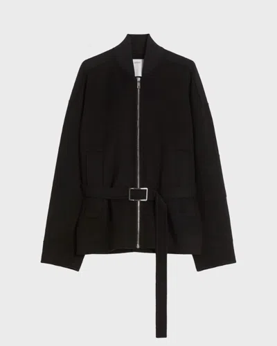 Sportmax Coat Short Spxagora In Black