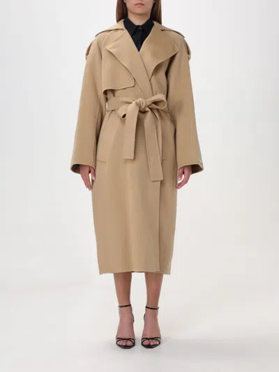 Sportmax Coat  Woman Color Beige In Neutrals