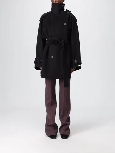 Sportmax Coat  Woman Color Black