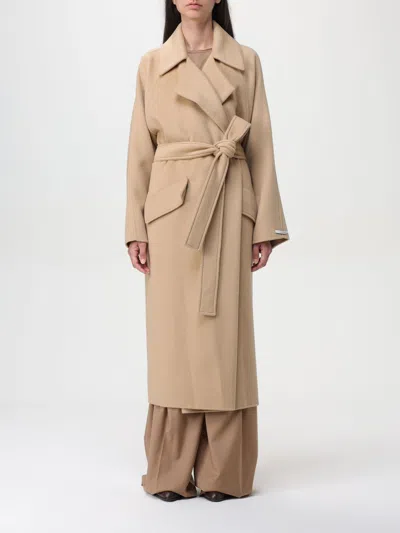 Sportmax Coat  Woman Color Camel