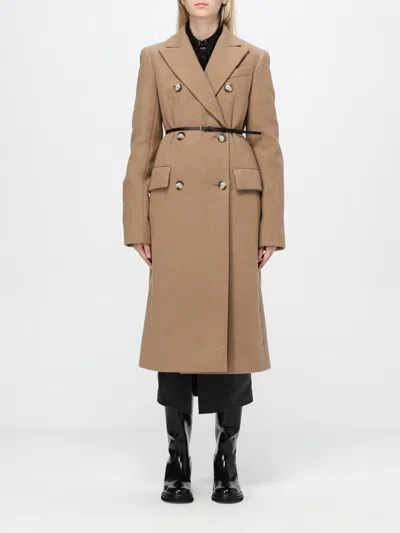 Sportmax Coat  Woman Color Camel