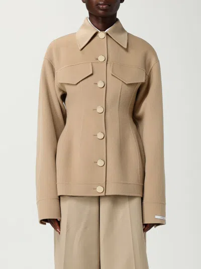 Sportmax Coat  Woman Color Camel In Brown