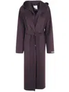 Sportmax Coat Wool "olmo" In Brown