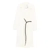 Sportmax Double-faced Robe Coat Clothing In Neutral