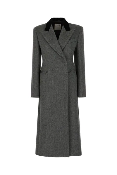 Sportmax Coats In Gray