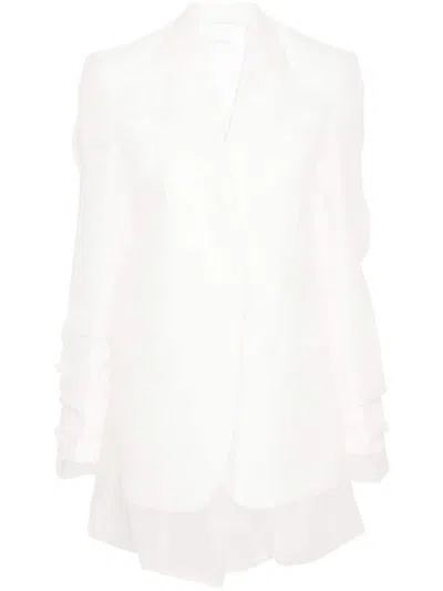 Sportmax Acacia Layered Blazer In White