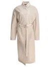 Sportmax Antiope1234 Coats And Trench Coats White In Neutral