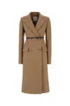Sportmax Coats In Beige O Tan