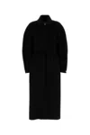 Sportmax Black Wool Blend Azzorre Coat In Black