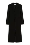 Sportmax Stretch Duster Coat In Technical Viscose In Black