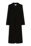 Sportmax Stretch Duster Coat In Technical Viscose In Black