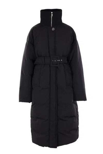Sportmax Coats In Black