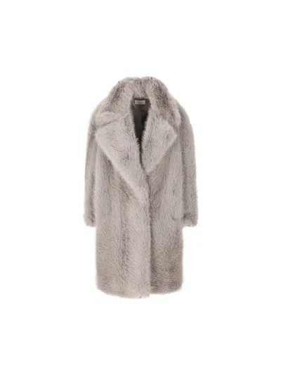Sportmax Coats In Gray