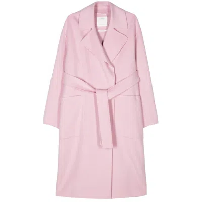 Sportmax Coats In Pink