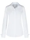 Sportmax Cobea Button Detailed Long-sleeved Shirt In White