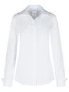 Sportmax Cobea Button Detailed Long-sleeved Shirt In White