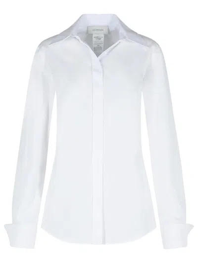 SPORTMAX SPORTMAX 'COBEA' WHITE COTTON SHIRT