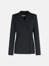 Sportmax 'cocco' Black Virgin Wool Blazer In Black