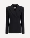 Sportmax Cocco Jacket In Gabardine In Black