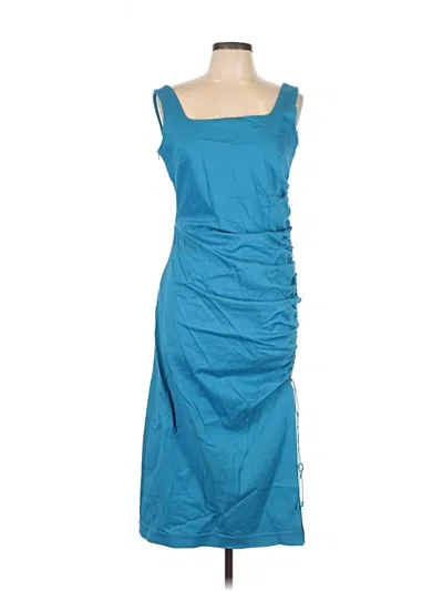 Pre-owned Sportmax Cocktail Dress In Blue